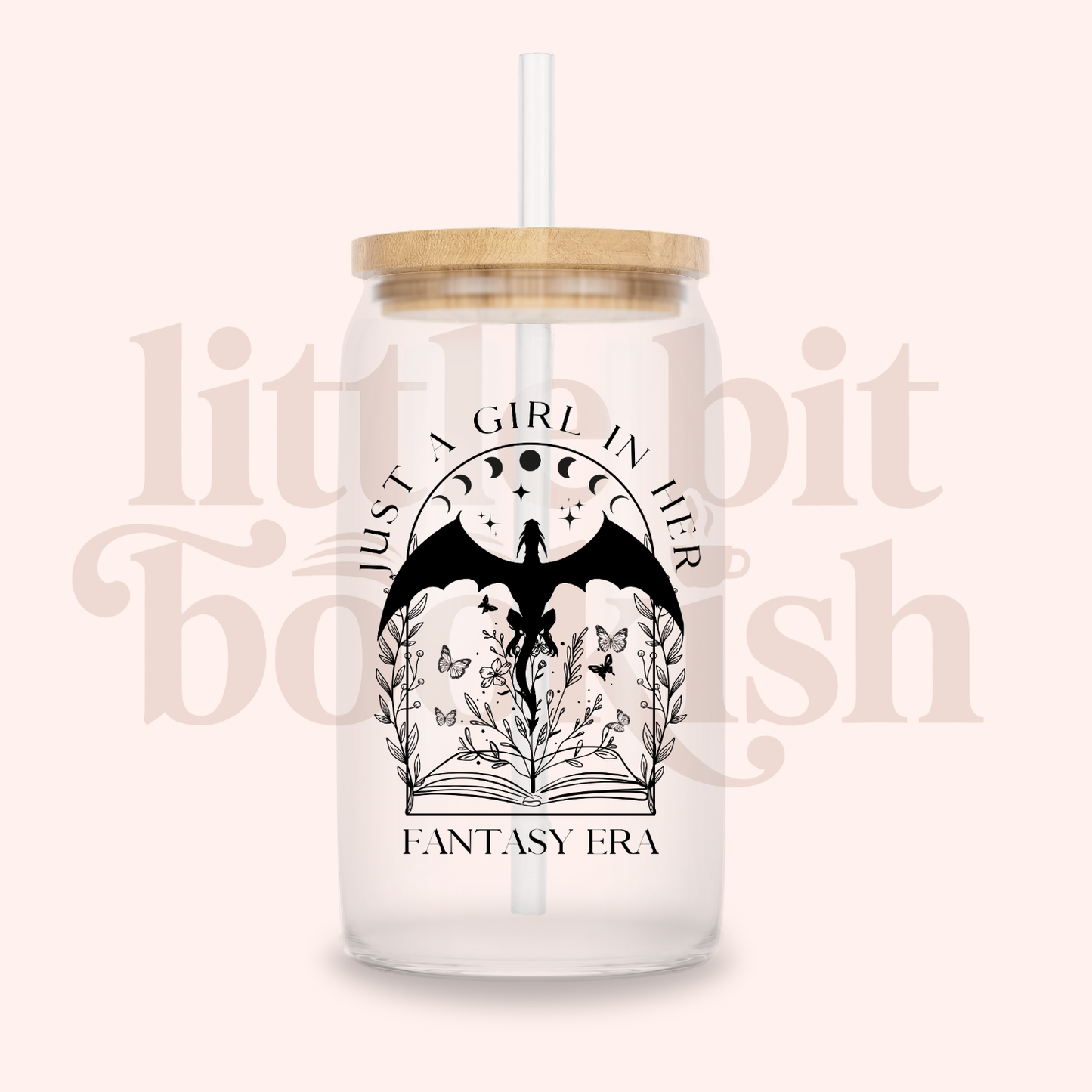 Just a Girl in Her Fantasy Era 16oz Glass Can