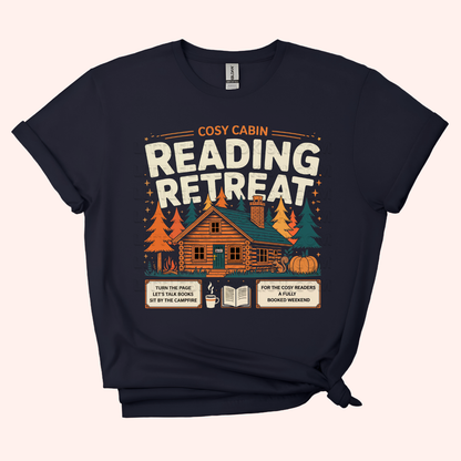 Cosy Cabin Reading Retreat Unisex T-shirt
