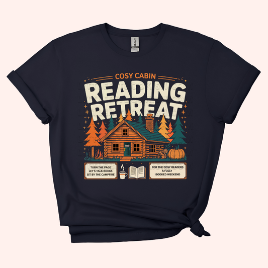 Cosy Cabin Reading Retreat Unisex T-shirt