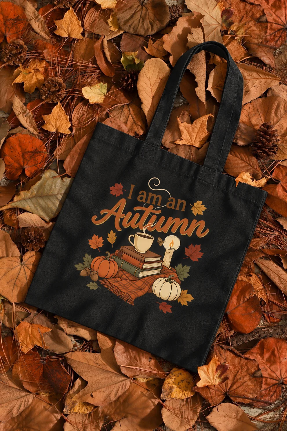I am an Autumn Canvas Tote Bag