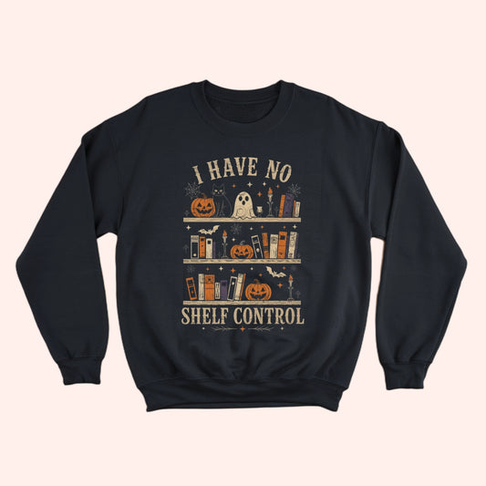 I Have No Shelf Control Halloween Sweatshirt