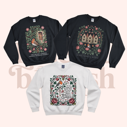 The Secret Garden Sweatshirt & Canvas Tote Set