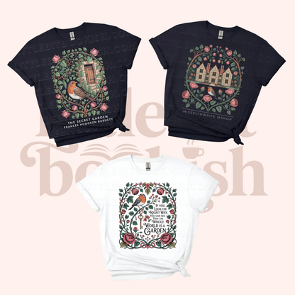 The Secret Garden T-Shirt & Canvas Tote Set