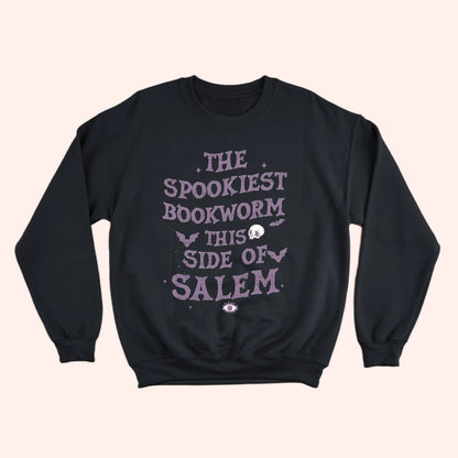 The Spookiest Bookworm This Side of Salem Unisex Sweatshirt