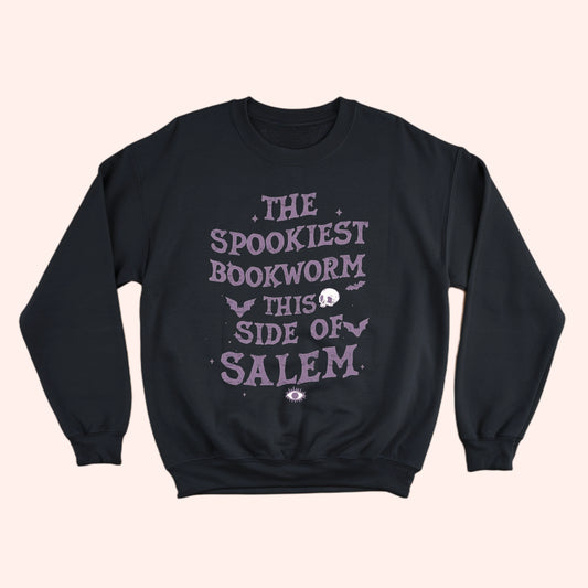 The Spookiest Bookworm This Side of Salem Unisex Sweatshirt